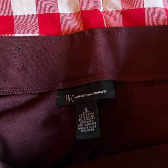 INC leather leggings - Picture 4 of 4